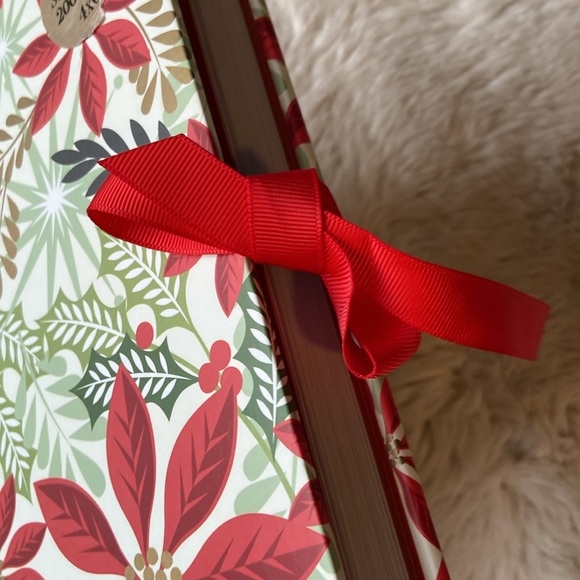 Paper chase Christmas gift photo album fits 200 4x6” photos poinsettia holiday - Picture 4 of 9